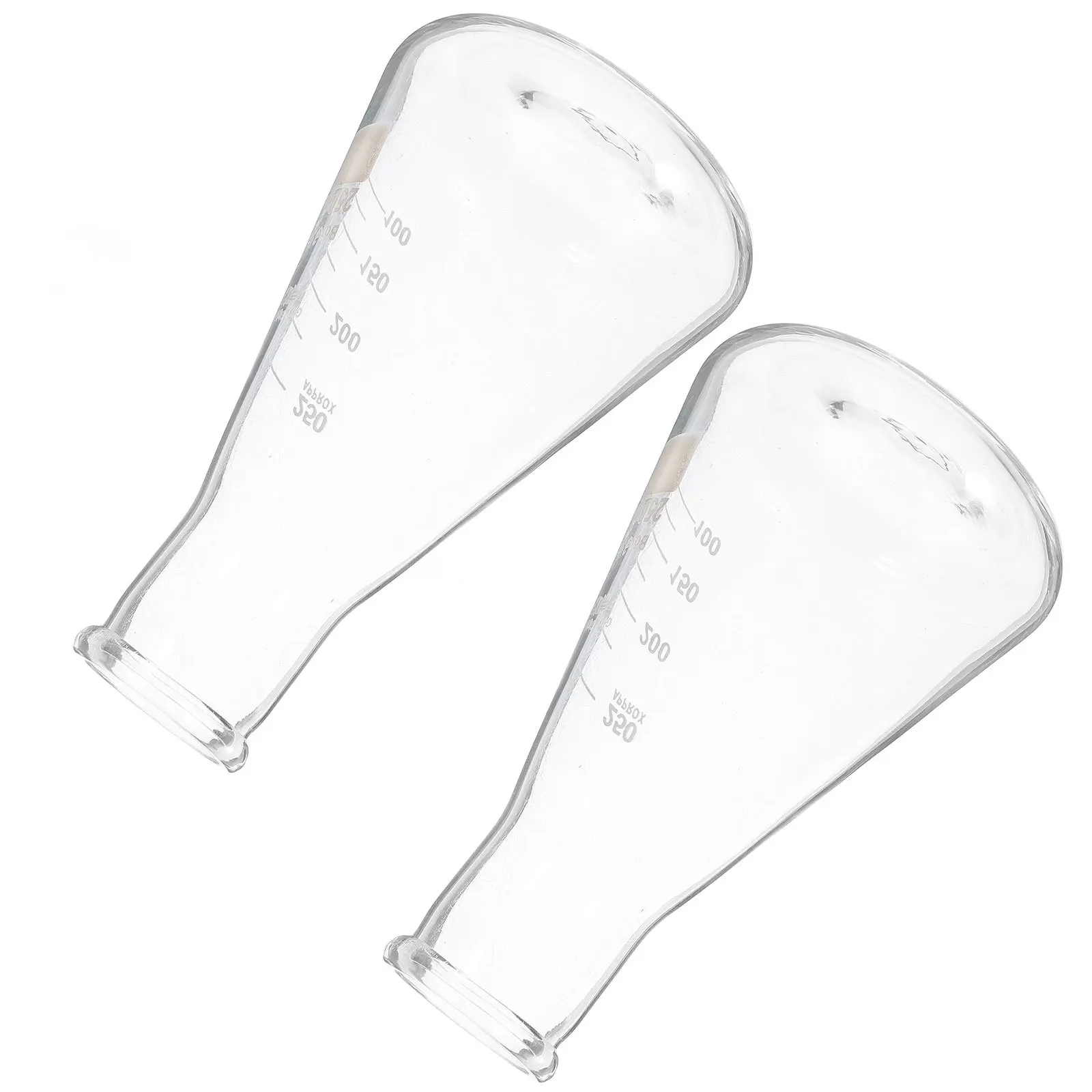 

Experiment Flask Flat Bottom Thickened Laboratory Boiling Bottle Storage Flat-bottomed Glass Erlenmeyer Flasks