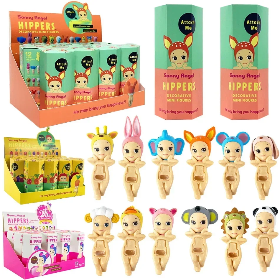 Bonne qualité Sonny boîte aveugle ange récolte série fruits et légumes figurines d'anime ornements poupées enfants cadeau aléatoire 12 pièces