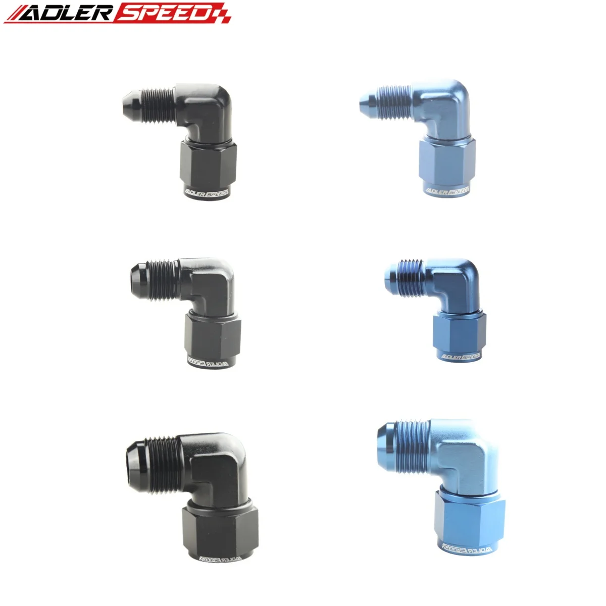 

ADLERSPEED 90-градусный поворотный адаптер «папа» и «мама» AN, фитинг для масла и топлива AN, алюминиевый кованый фитинг AN3/AN4/AN6/AN8/AN10/AN12