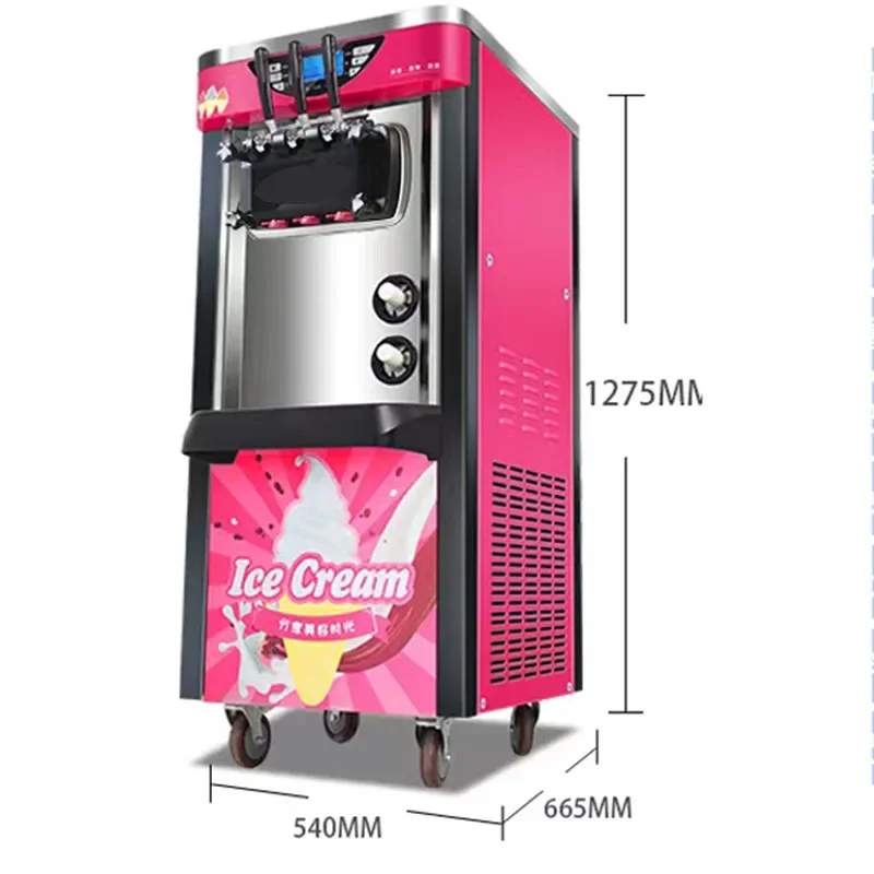 

Ice Cream Machine Commercial Desktop Smart Cone Machine Sundae Machine Automatic Vertical Ice Cream Machine