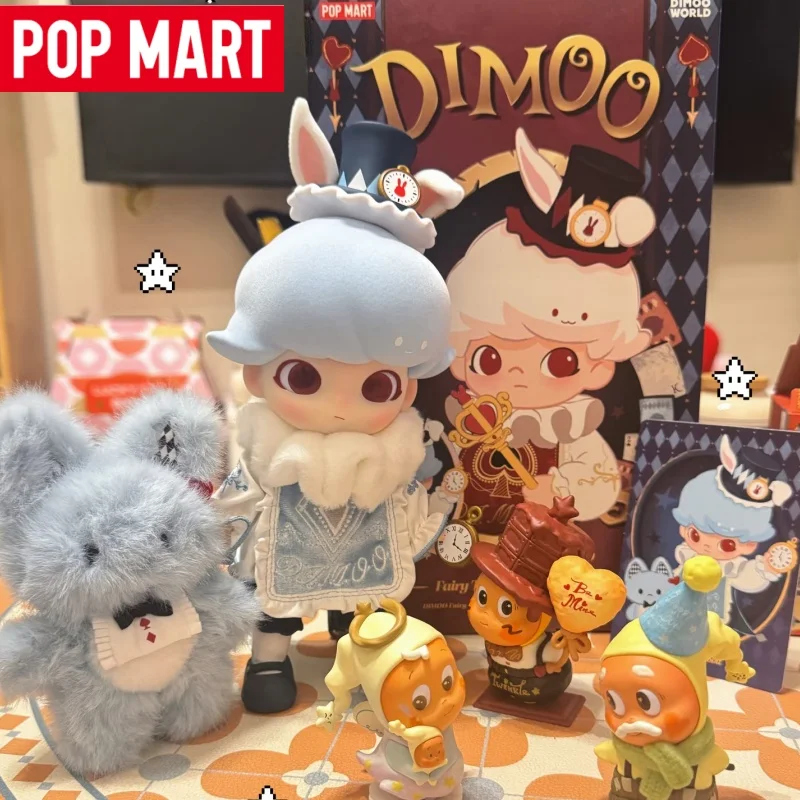 

POP MART DIMOO Серия «Сказочная страна чудес»: Коллекционная фигурка BJD 1/8, игрушка-фигурка, кукла, таинственная коробка, подарок на день рождения для девочки