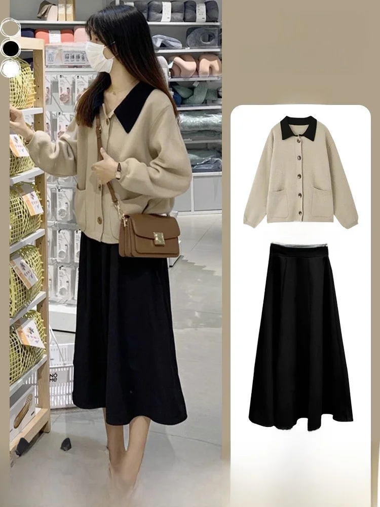 

Women's ort Thiened Sweater Coat Autumn Winter New Sle Design Sense Cardigan Knitted Top GATTIBOR Pure E-commerce S