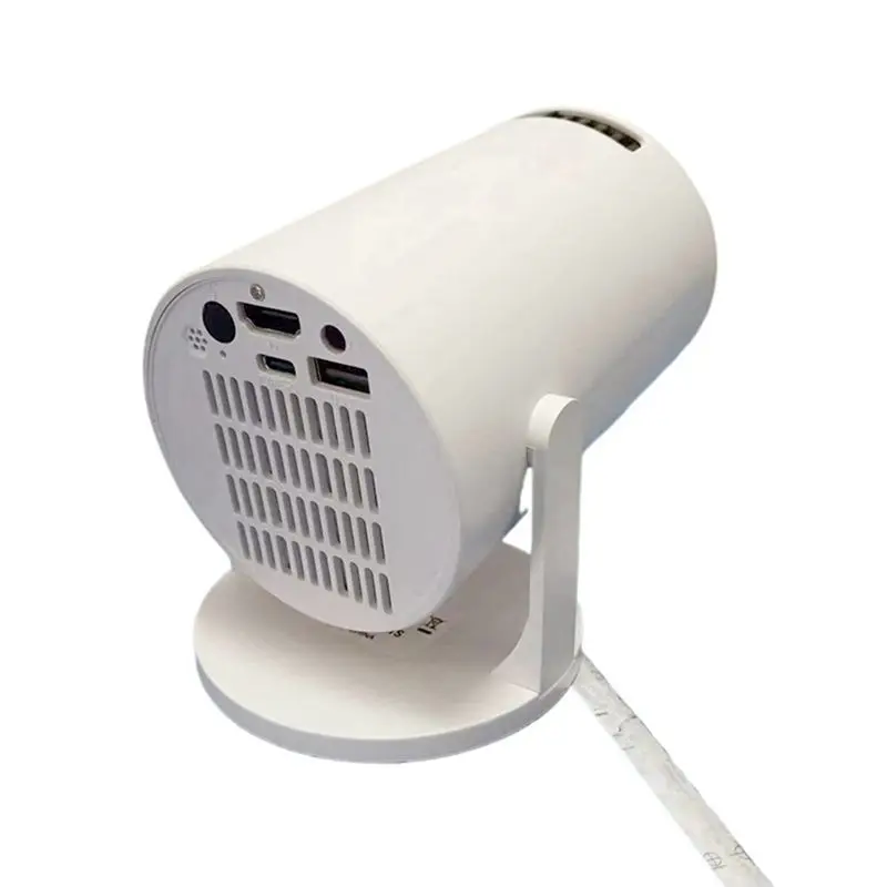 AS95 Portable -compatible Projector Y200 Phone Cable Connection 180 Degree Rotation for Home Entertainment