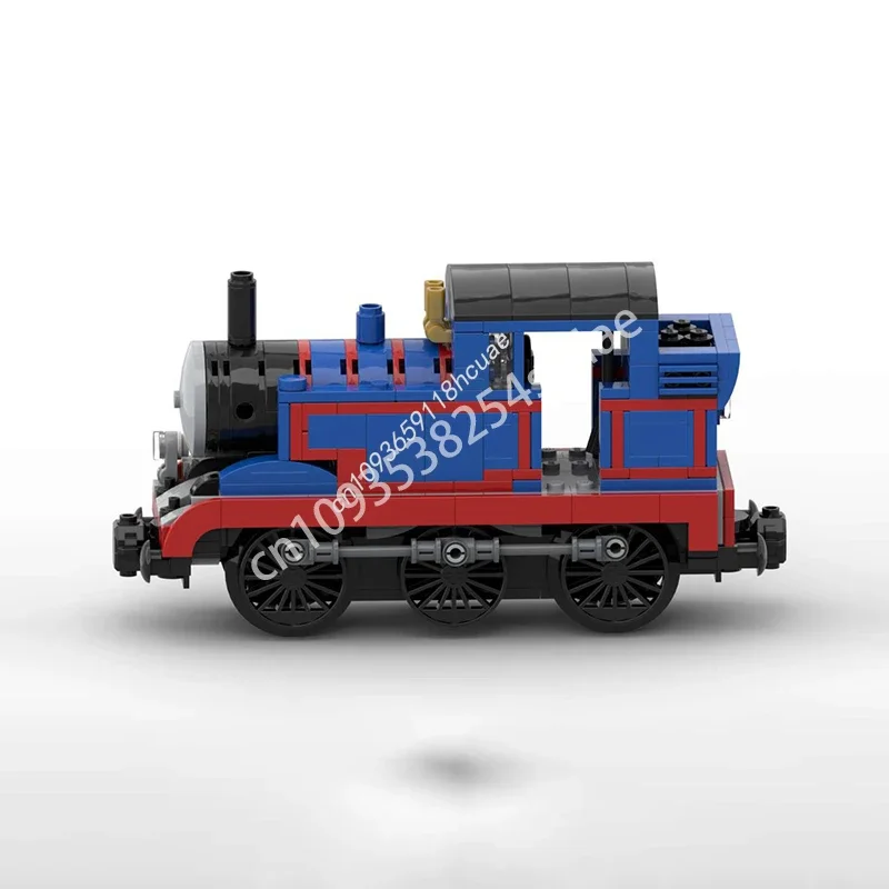 Set di Costruzioni 394 Pezzi, Modello di Treno Thomas, Blocchi Impilabili, Giocattolo Creativo Educativo per Bambini