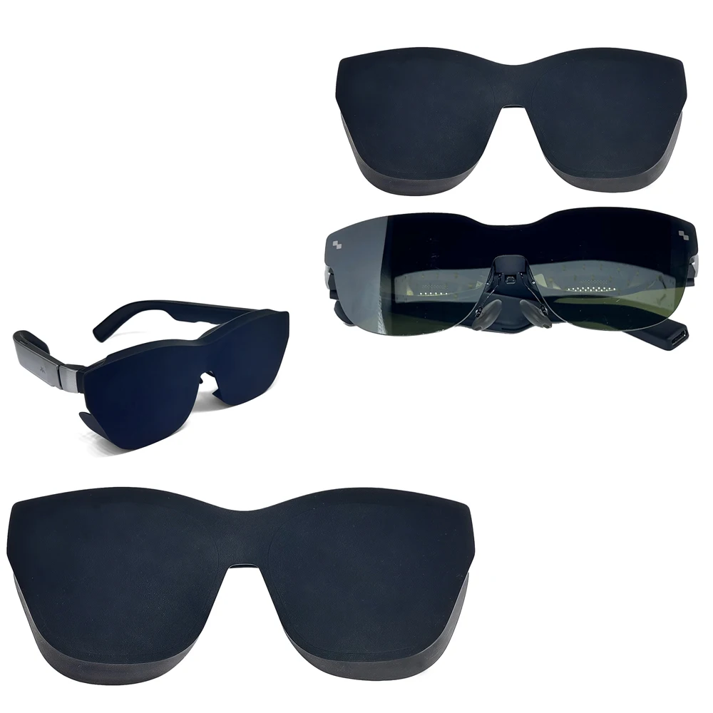 

For Rayneo Air3/Air2/Air3s and for Xreal one/one pro/Air2 Black Screen Protector Shade silicone Lens Protector