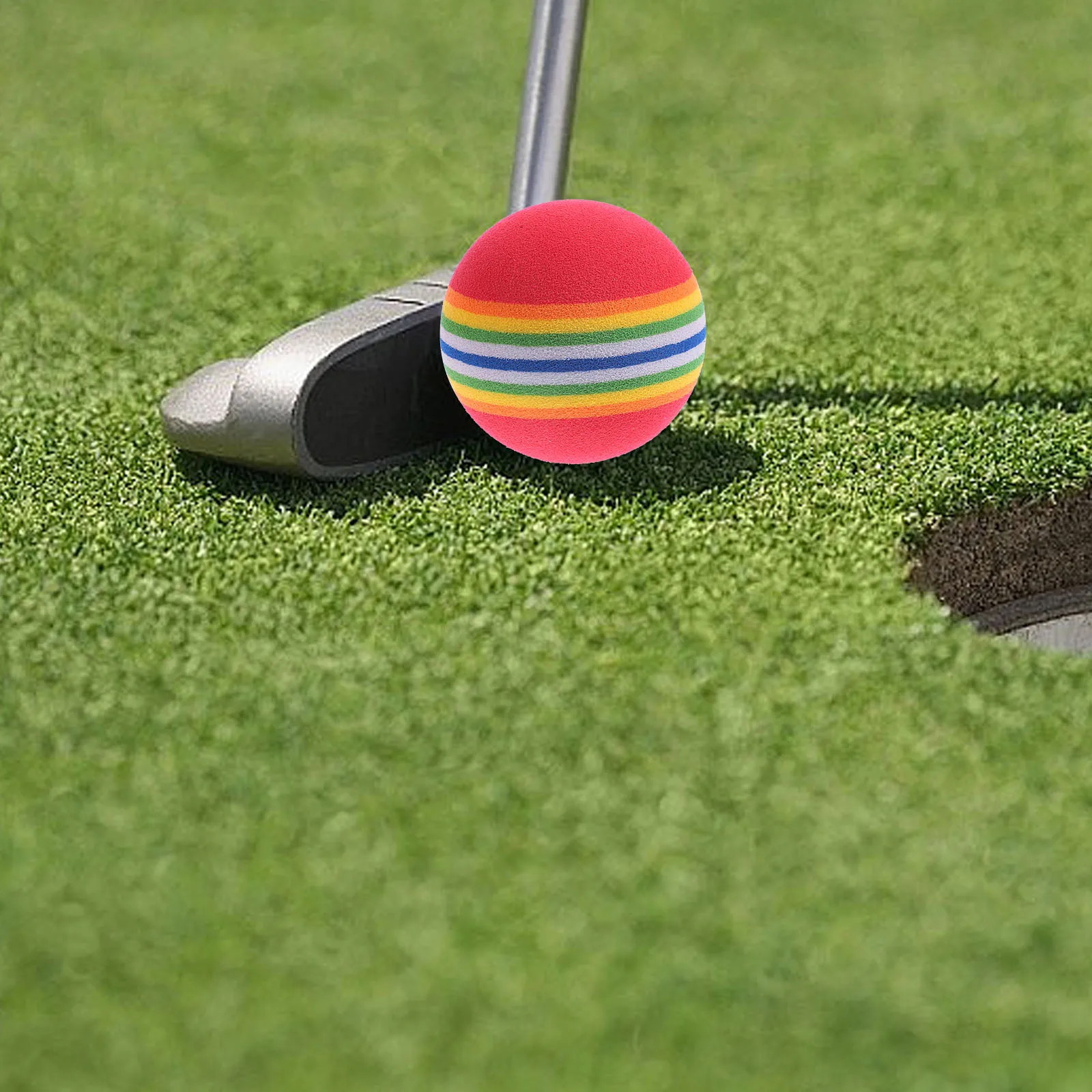 

20 Pcs Golf Training Ball Baseball Balls Practice Foam Soft Colorful EVA Rainbow