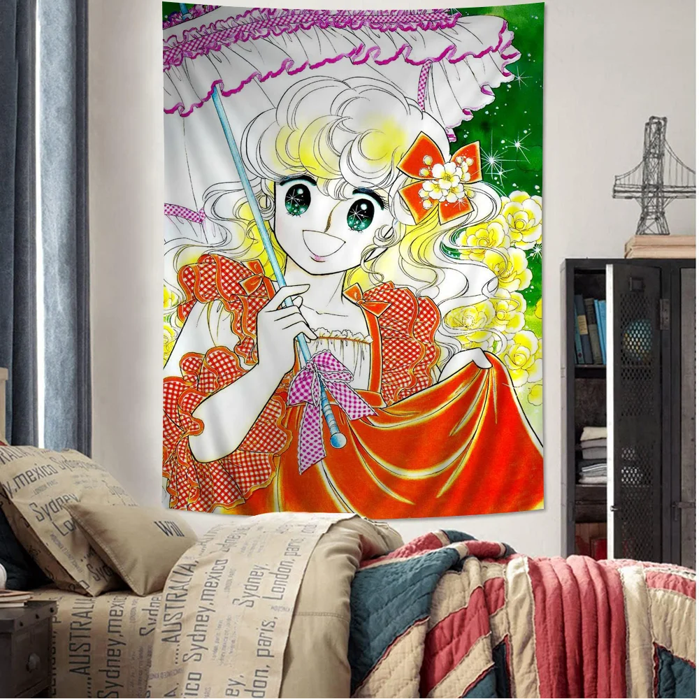 Candy Candy Tapestry Art Printing Art Science Fiction Room Home Decor Wall Art Decor