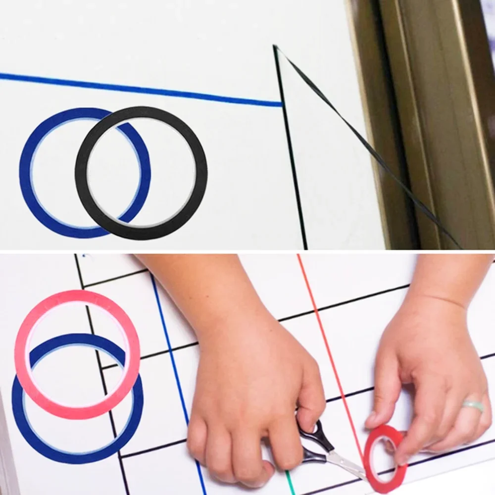 JJYY Flame-retardant Non-adhesive Non-marking Marking Strips High Temperature Desktop Positioning Management PET Insulating Tape