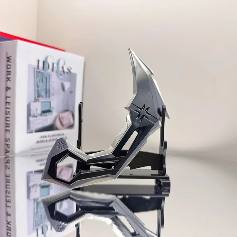 16 cm/6,29 Zoll Valorant Leuchtversionen VCT Range Klauenmesser mit Holster Katana Messer Metall Waffenmodell Ornamente Junge Spielzeug Geschenke