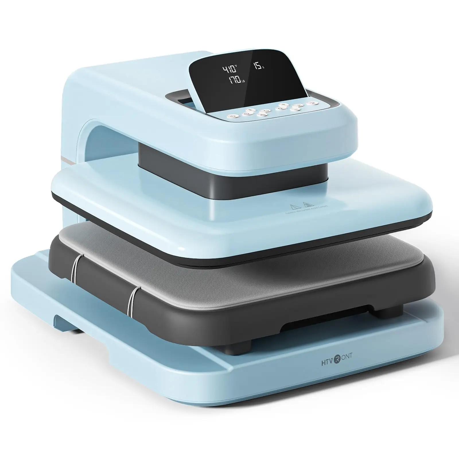 HTVRONT Auto Heat Press 2- Heat Press 15x15 for HTV, Sublimation, Heat Transfer Projects