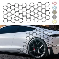 Universal Car Graphics Honeycomb Open Style Sticker Auto Graphics Honeycomb Decor Tuning Car Side Sticker For BMW Benz Audi