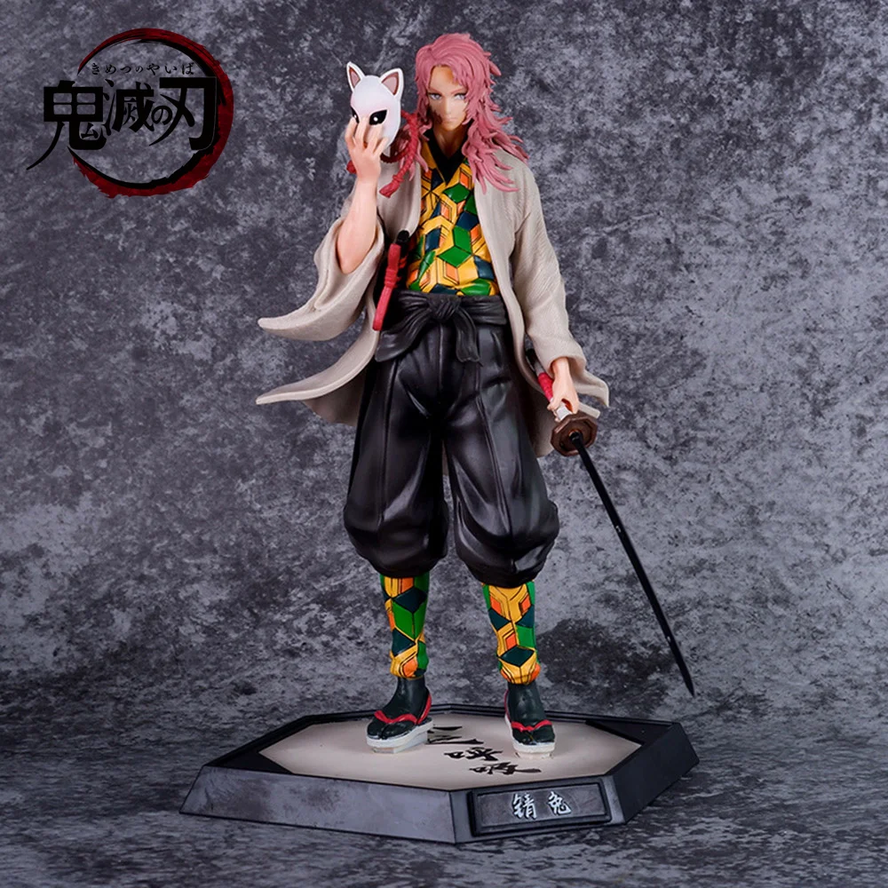 

27cm Demon Slayer Anime Figure Sabito Gk Cheng Figurine Standing Posture Pvc Collection Decoration Action Figures Toys Kid Gift