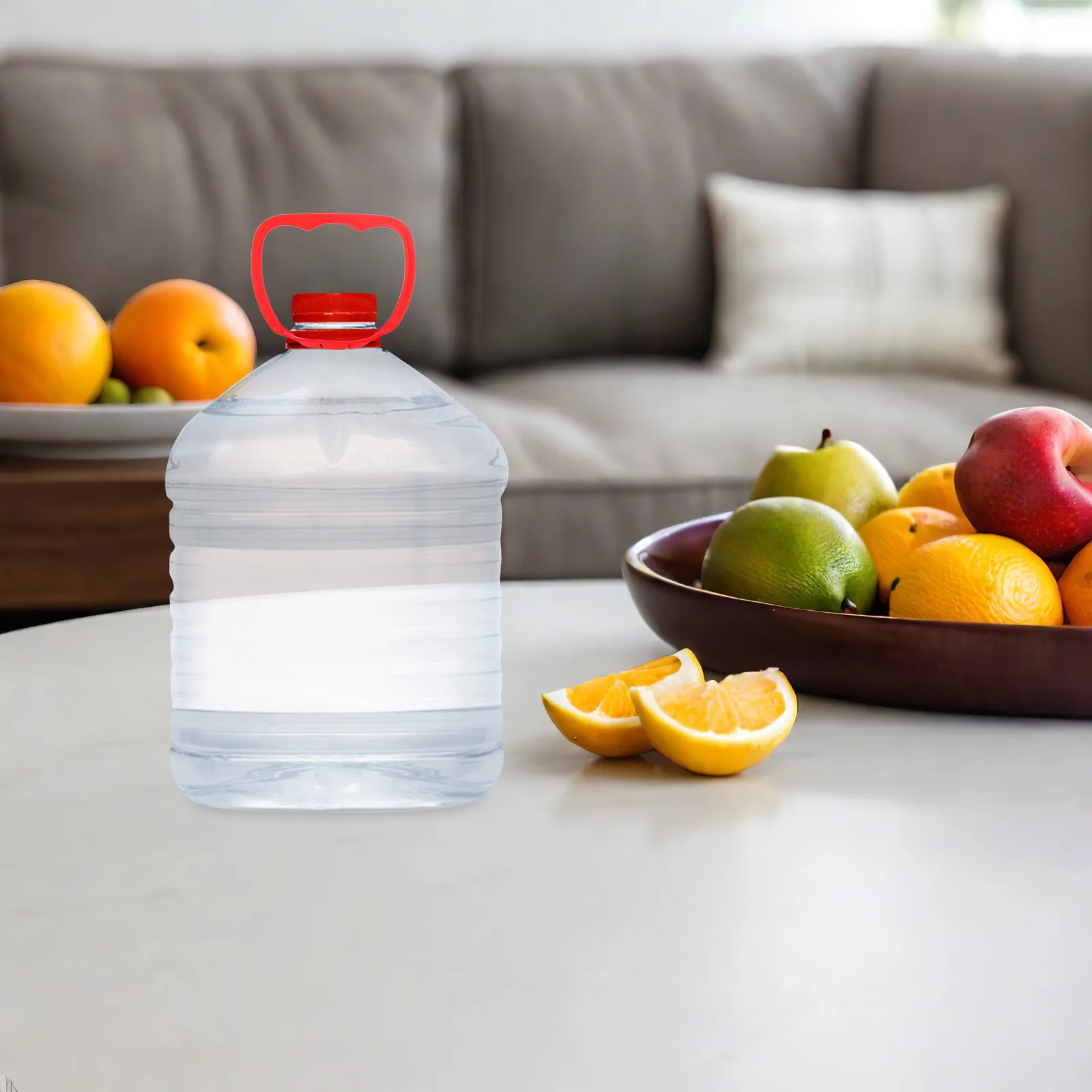 

100Pcs Removable Grip Handle Bottle Carrier Support for Large Mineral Water Jugs Comfortable Long Handle Lift Storage Organizer