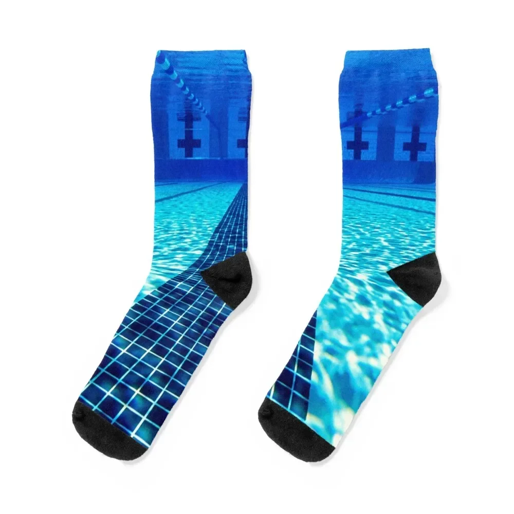 

Beautiful underwater pool view - Swimming pool photography Socks loose sport Heating sock Socks For Man Women's