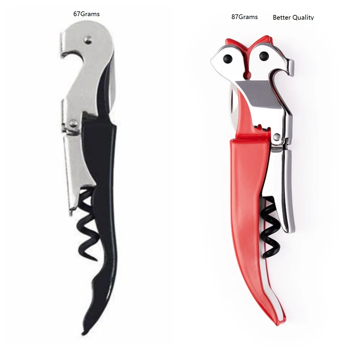 Fox Wine Bottle Opener Wholesale Pocket Corkscrew with Big Discount Customized Logo Gift Idea for Wine Lover From Manufacturer