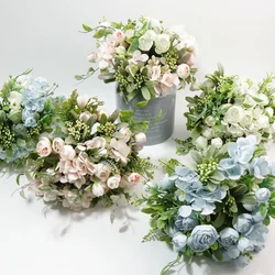 Bouquet de Fleurs Artificielles et Naturelles pour Mariée, Accessoires de ixde Demoiselle d'Honneur