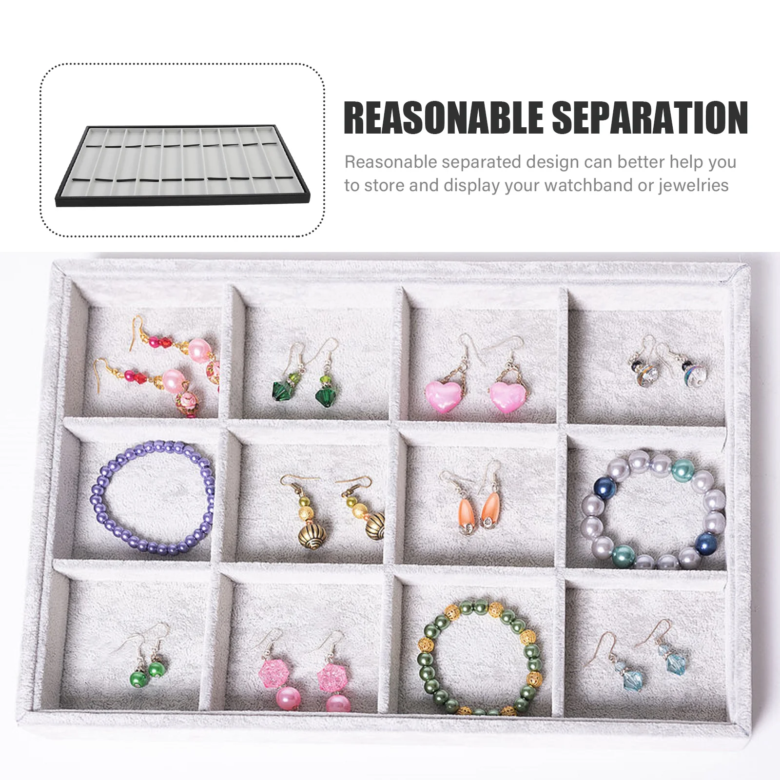 Watchband Organizer Tray Durable Professional Storage Display Case Large Capacity Watch Strap Holder Watch Band Holder