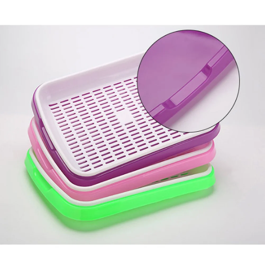 

Sprouter Tray Seedling Plate Soil-Free Food Grade PP Sprouting Multiple Seeds Storage Tray 35x26x5cm Design