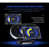 KONNWEI KW206 OBD2 on-Board Computer Auto Car Digital Computer OBD 2 Scanner Fuel Consumption Water Temperature Gauge Display