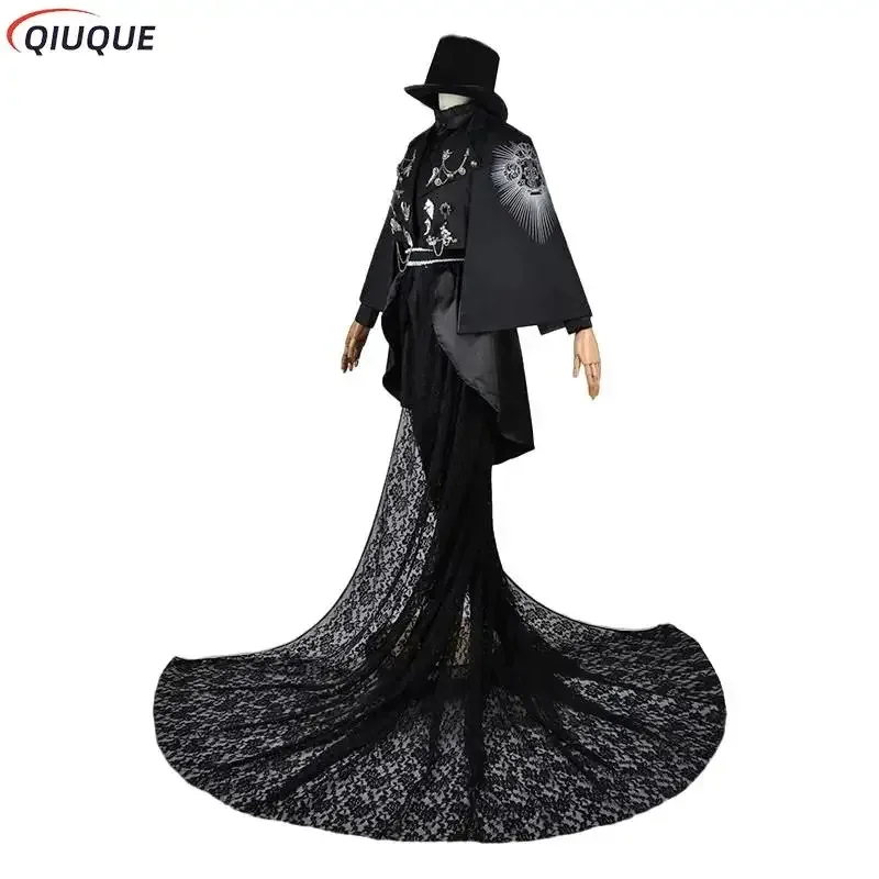 Anime Black Butler Kuroshitsuji Ciel Phantomhive Cosplay Costume 15th Anniversary Black Suits Outfits KX1799