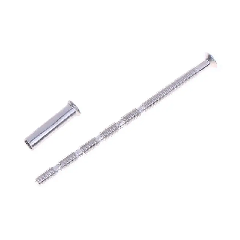 10/20/30 Pz Argento Maniglia Della Porta Viti Set Maniglia Della Porta Bullone Attraverso Fissaggi Per Maniglia Della Porta Manopole serratura della porta viti metalliche Hardware