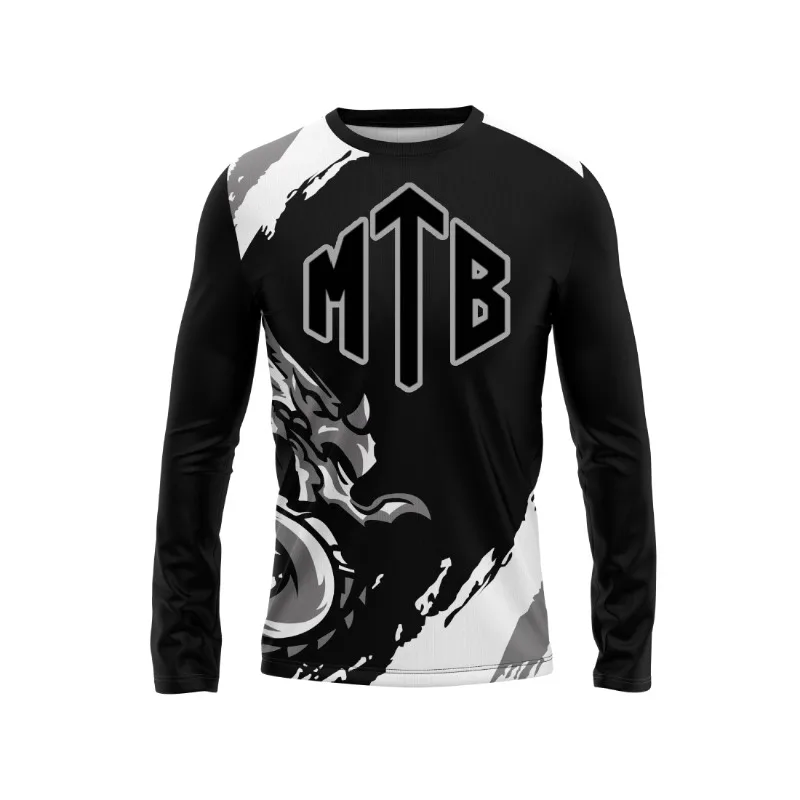 

2026 Fashion Sports Cycling Long Sleeve, Racing Racing Printed Long Sleeve Sportswear, Off Road Sunscreen Cycling Clothing