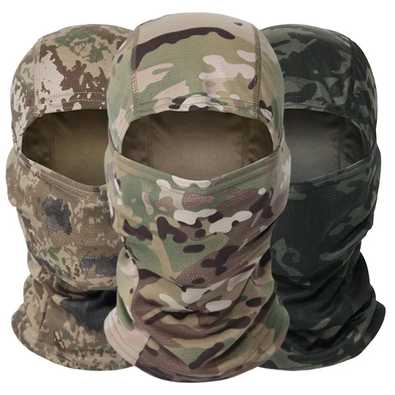 

Tactical Balaclava Outdoor Bike Cycling Shield Cover Army Military Full Face Mask Hunting Hat Camouflage Balaclava Scarf