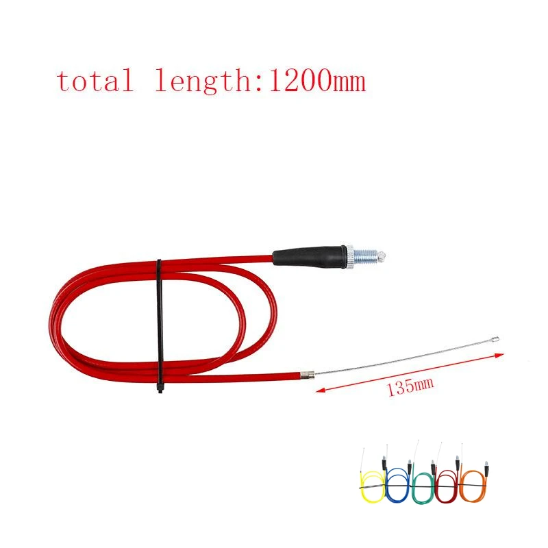 Smooth Motion Gas Throttle Cable for 150CC 250CC 300CC 350CC 400CC 450CC 500CC Quick Installation for Racing Motorcycles