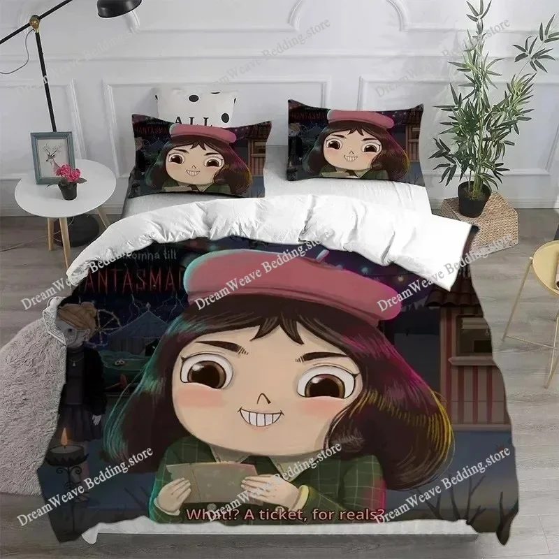 

3D Print Little Misfortune Bedding Sets Comforter Duvet Cover Set Pillow Case Sets Kids Adult Size Home Textiles Quilt Cover