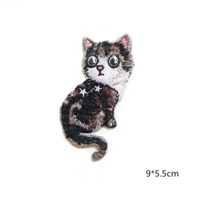 Cute Cat Dog Towel Chenille Patches Iron On Patch For Clothes Shoes Bags Applique Application For DIY Backpage Badge