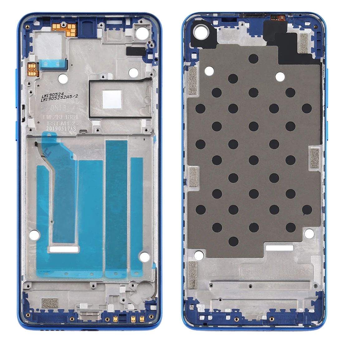 Front Housing LCD Frame Bezel Plate for Motorola Moto One Vision