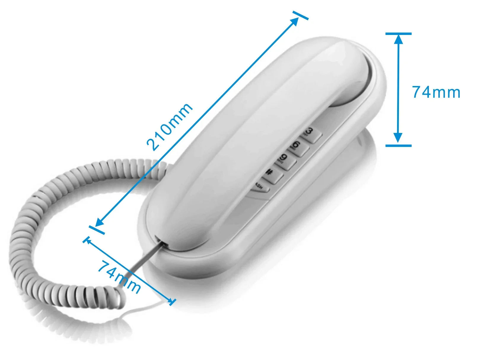 مكتب وحائط هاتف فندقي مصعد هوم مكتب تمديد الهاتف (أسود)