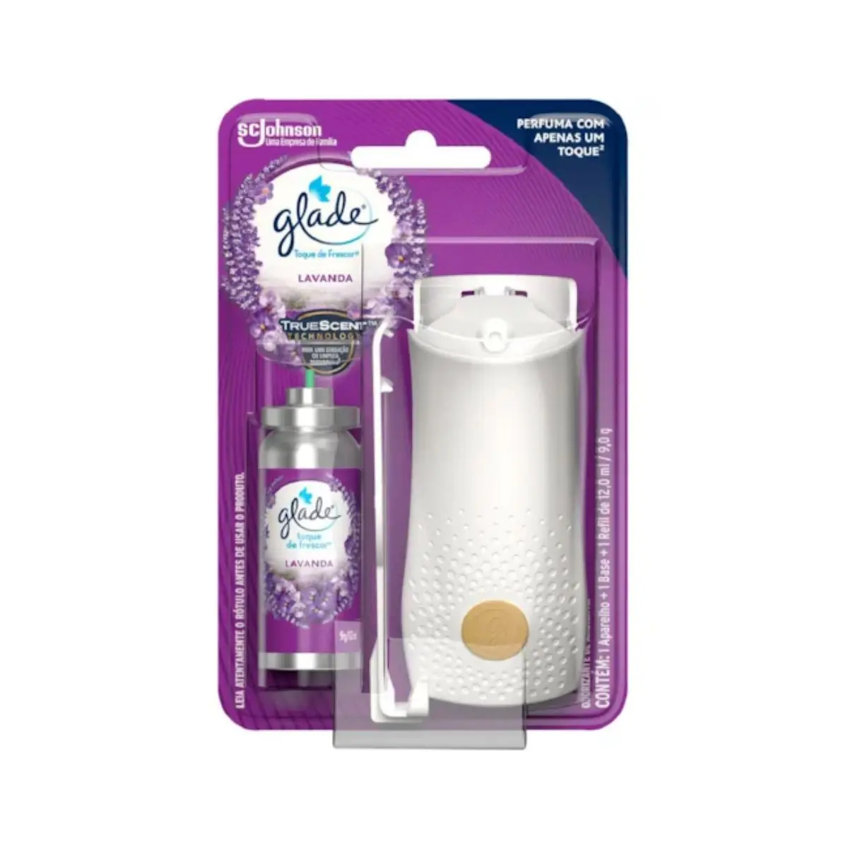 Aparelho Odorizador Glade + Refil Lavanda Spray 12ml