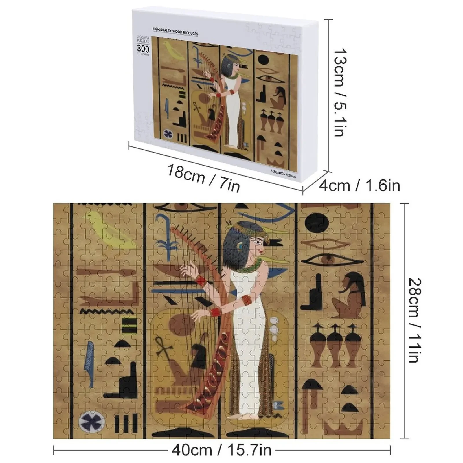 하프 연주자 직소 퍼즐 유아용 장난감 동물 퍼즐