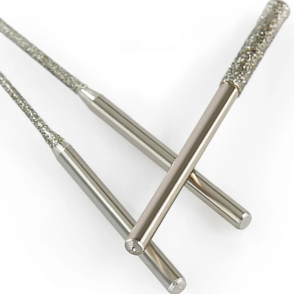 20PCS 1 2mm Drill Bits with 2 35mm Shank for Glass Jade Amber Glass Hole Drilling Designed for Precision and Durability