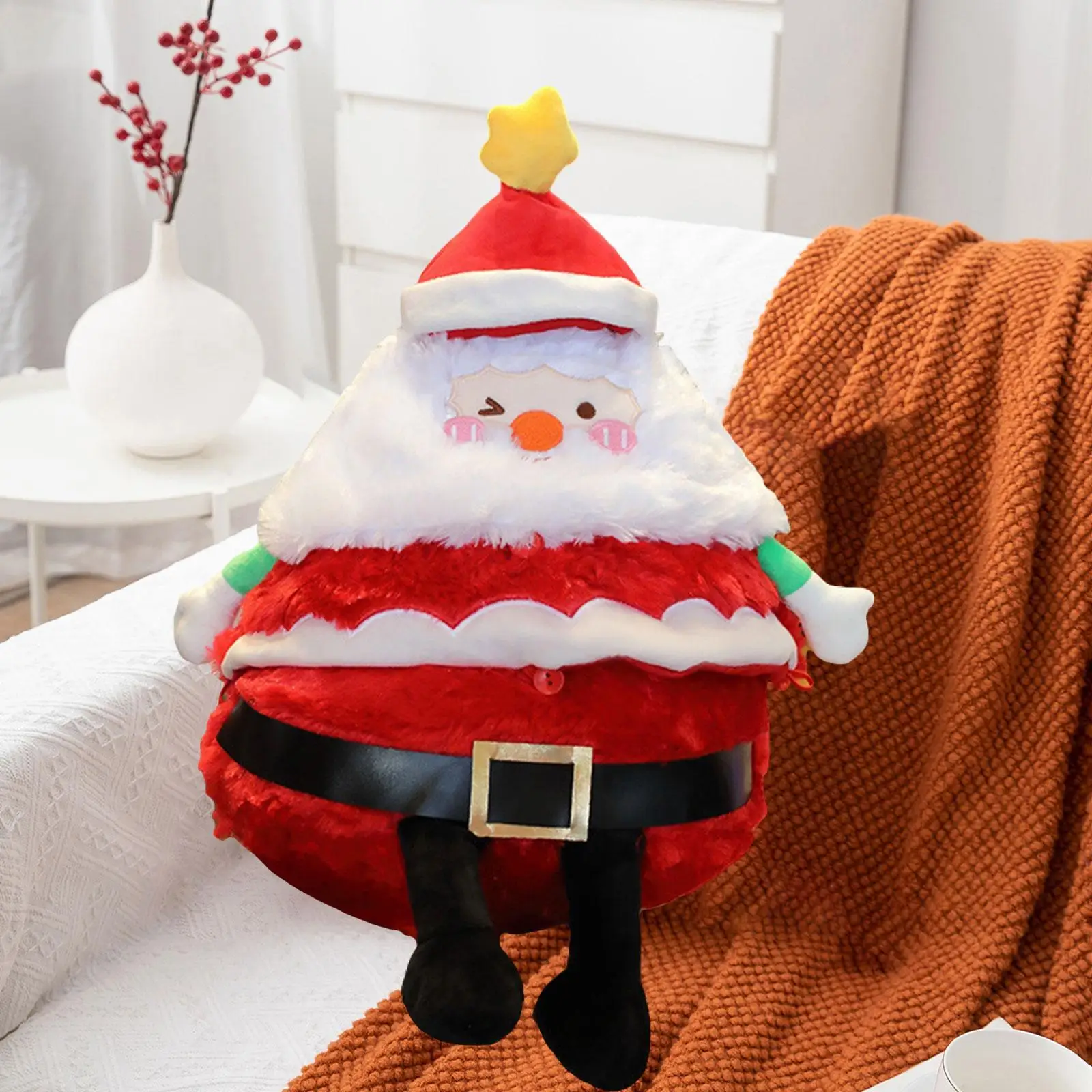 

Рождественская мягкая игрушка, плюшевая милая подушка для украшения дивана, спальни