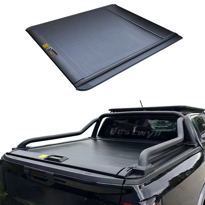 Aluminum Alloy Anti-pinch Truck Roller Lid Retractable Pickup Bed Manual Tonneau Cover for Ranger K81