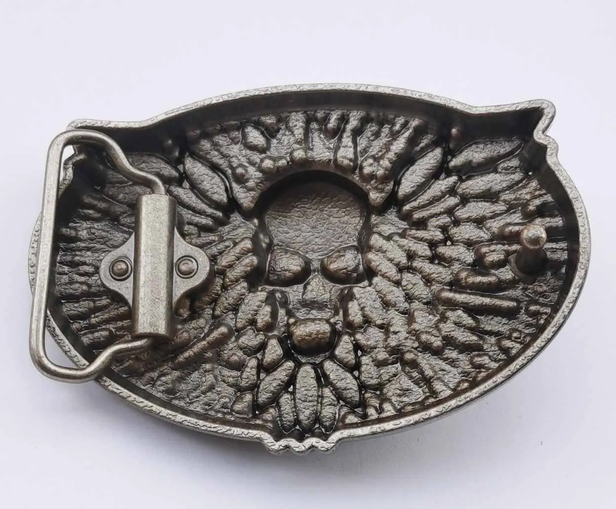 The Wings of Angle Skull Belt Buckle suitable for 4cm wideth belt with continous stock