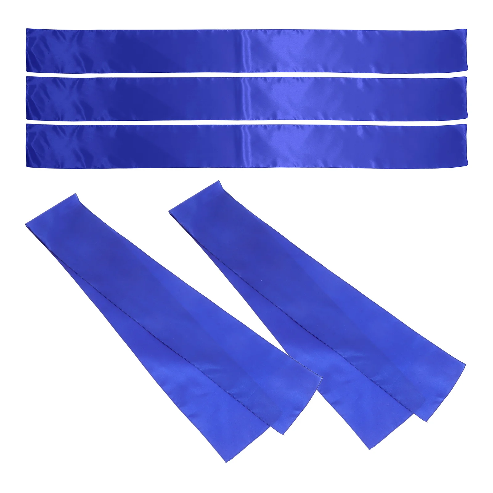 

5Pcs Silk Satin Table Runner Decorative Table Cover for Wedding Party Dining Room Home Decor Party Tablecloth Home Supply