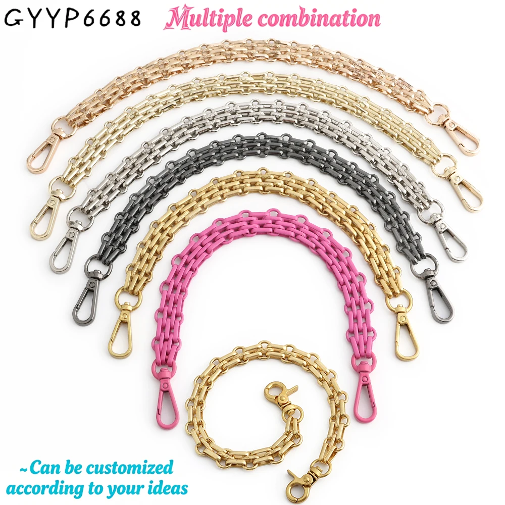 5 قطعة 12 مللي متر 17 مللي متر 30 سنتيمتر 60 سنتيمتر 100 سنتيمتر 120 سنتيمتر قوي الحديد حقيبة سلسلة حزام ل حقيبة يد الكتف الشرير الصخرة محفظة DIY إكسسوارات الأجزاء الداخلية للكمبيوتر #1