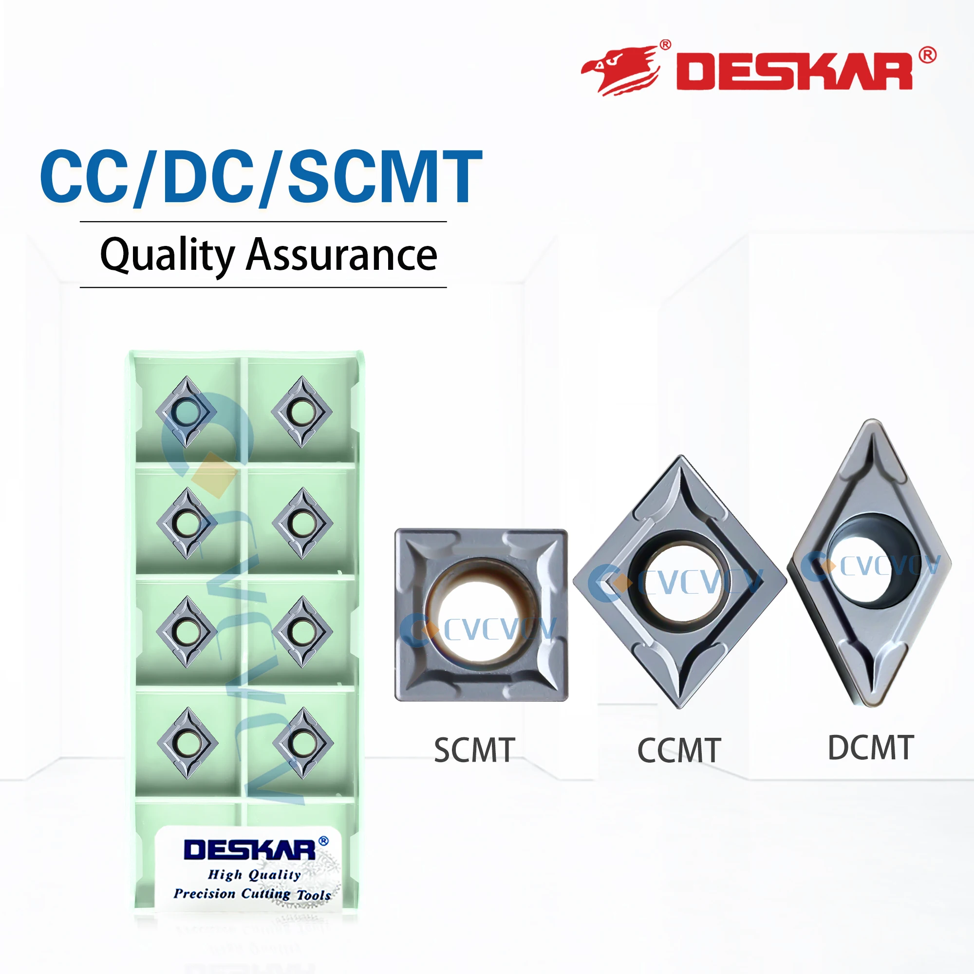 

DESKAR 100% оригинальный токарный станок с ЧПУ CCMT060204/9T304/120408 DCMT11T308 SCMT09T308 LF6018S, используемый для обработки инструмента из нержавеющей стали