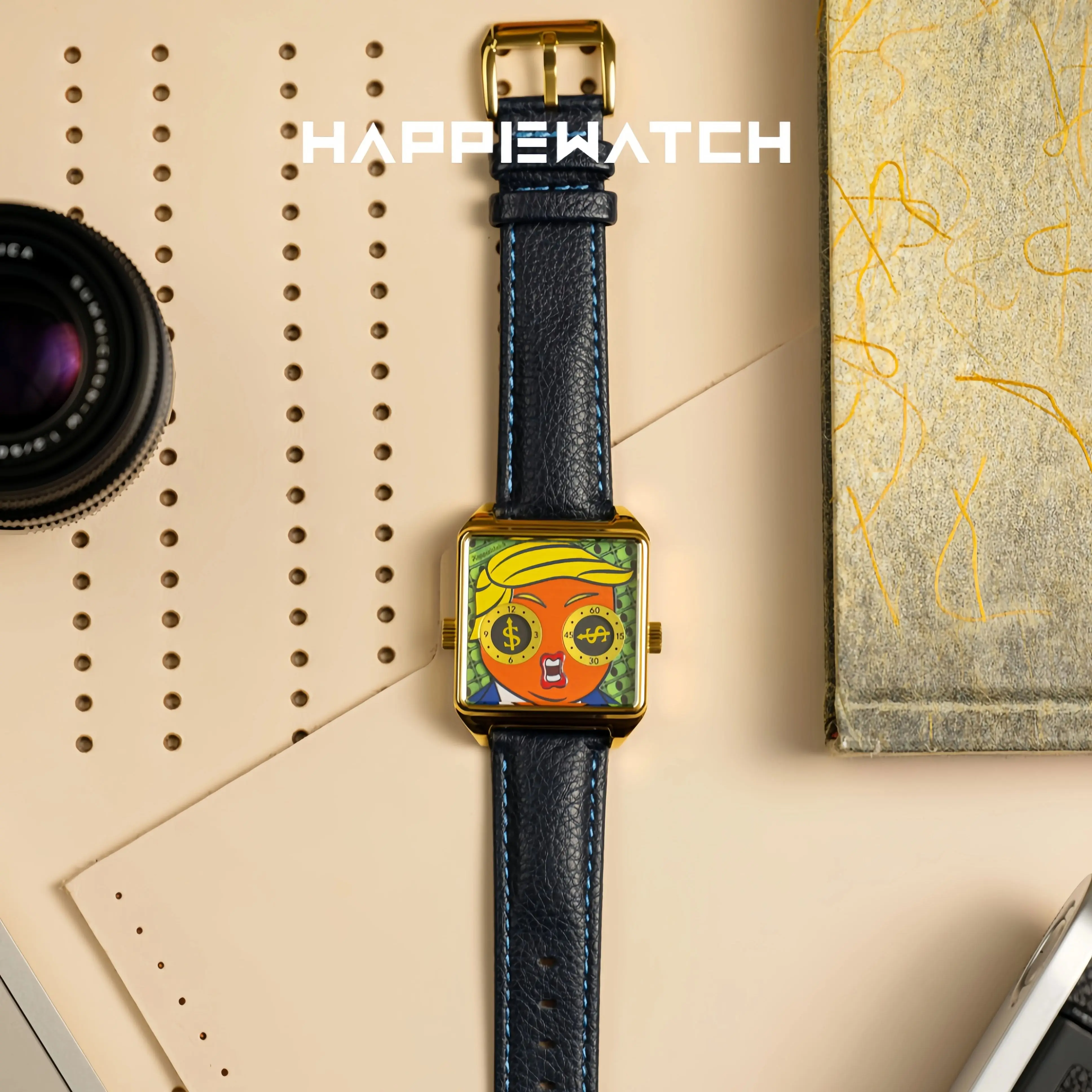 Happie Watch Luxury Women Men Watches Elegant Calendar Date Women Quartz Watch Stainless Steel Bracelet Ladies Wristwatch Couple