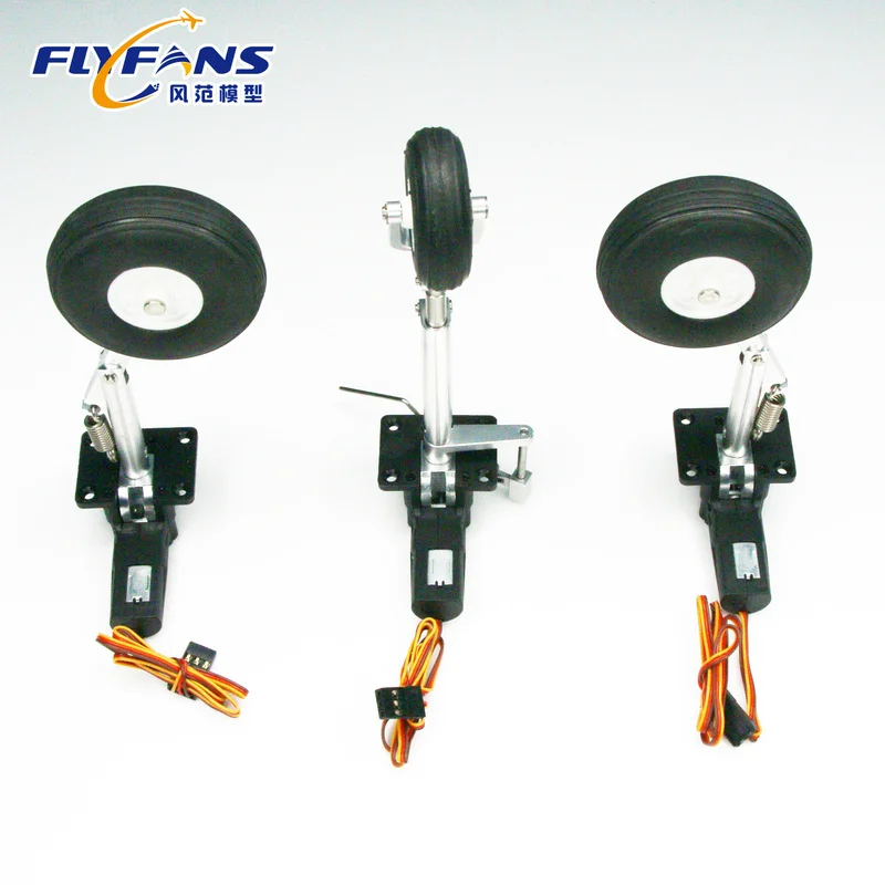 Flyfans 64mm L-39 avec train d'atterrissage rétractable et feux de Navigation, ensemble de train d'atterrissage, accessoires à voilure fixe