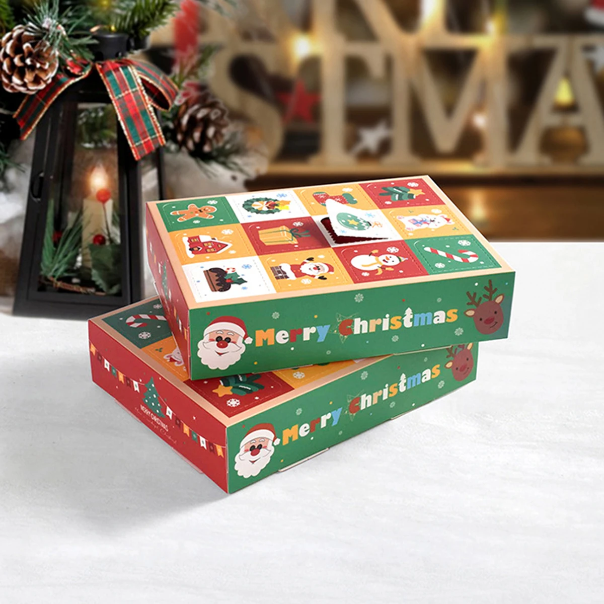 صندوق ورقي قابل للطي هدية ممتعة للثقب