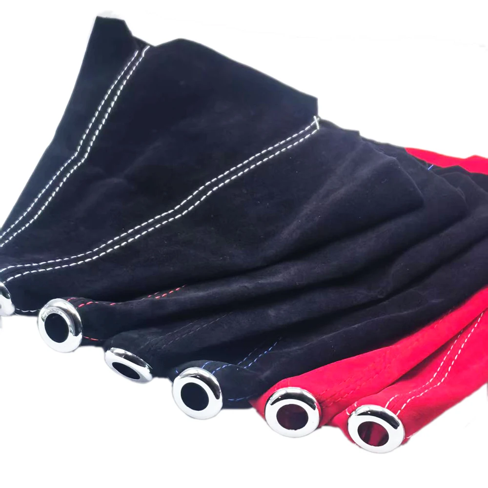 

16mm Universal Auto Manual Gear Shift Knob Flocking Cover Shifter Boot Dust Cover Suede Waterproof Car Decorate Accessories
