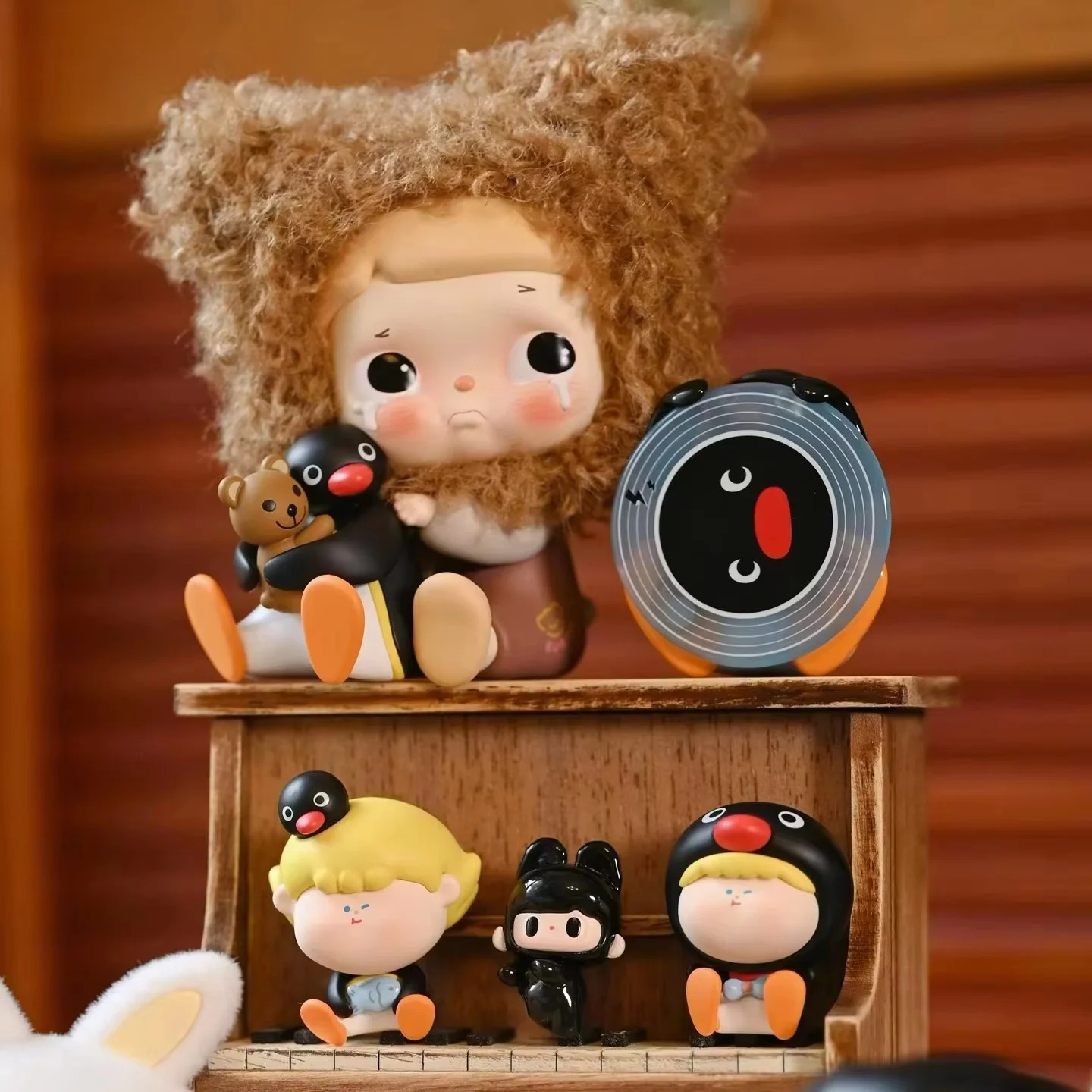 New Genuine Pingu Mystery Box Pingu Anime Figures Ornament Gift Toy Trendy Play 45th Anniversary Warm Adventure Series Blind Box view 5