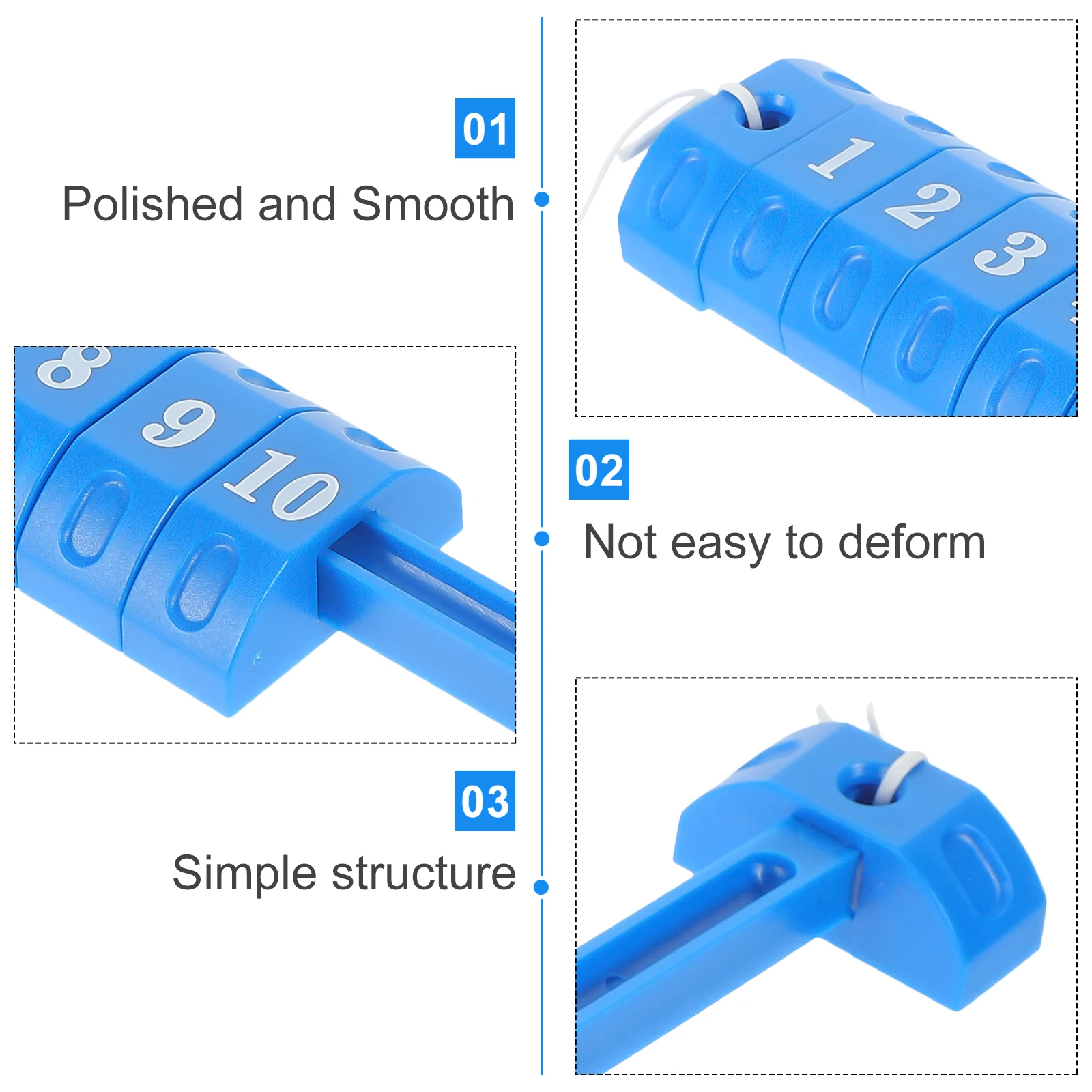 

2 Pcs Square Scorer Table Soccer Keepers Board Foosball Portable Counters Accessory Multipurpose Football for Markers