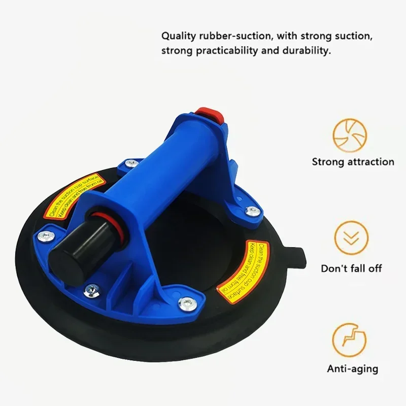 8 inch Industry Vacuum Suction Cup 220kg Bearing Capacity Heavy Duty Vacuum Lifter for Granite Tile Glass Manual Lifting tools