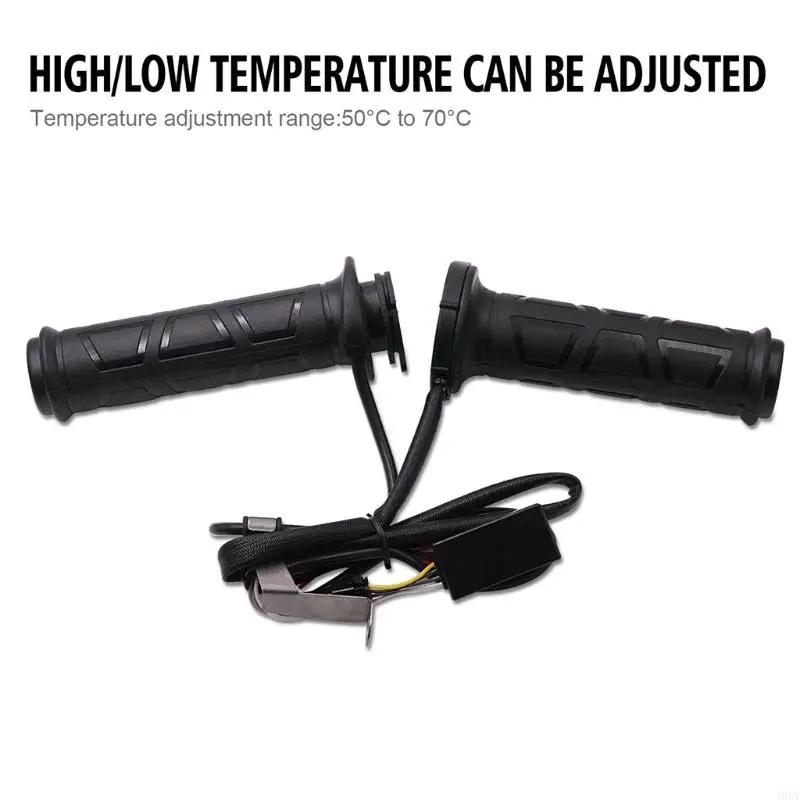 Winter Electric Heated Pad 22mm Motorcycle Handlebar Hand Grips Warmer