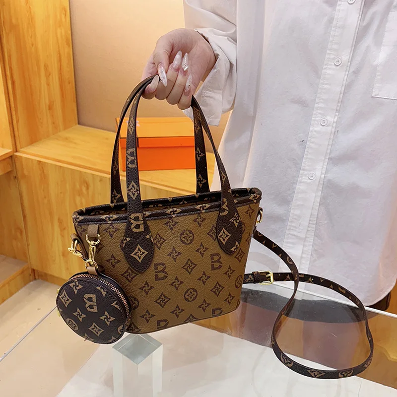 

2025 Women's Vintage Bucket Tote - Floral Print Convertible Shoulder/Crossbody w/Scarf | Daily Fashion Bag